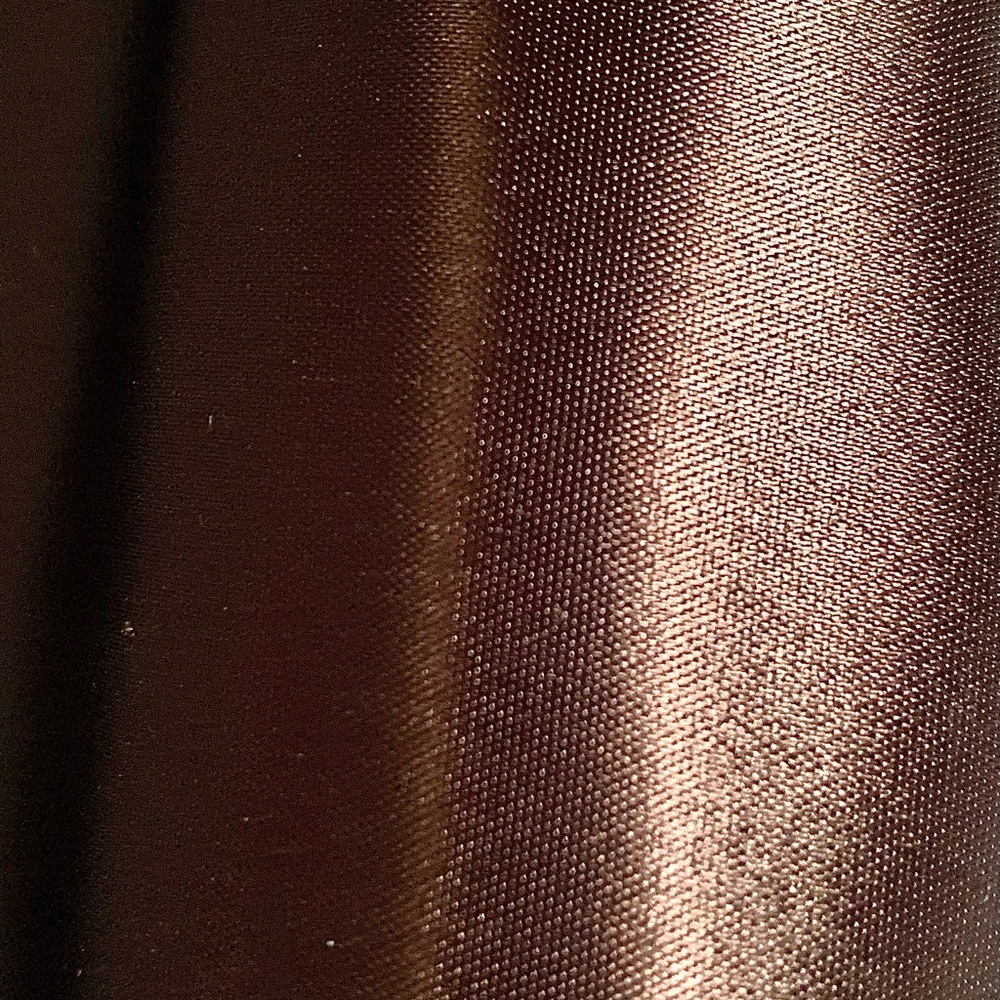 Elegant Brown Satin Fabric